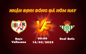 rayo vallecano real betis 16 05 la liga